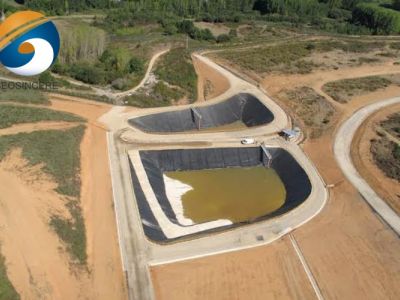 GEOSINCERE Geomembran PE Geosintetik untuk Pengendalian Rembesan