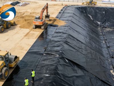 GEOSINCERE Revestimiento geosintético de HDPE para presa