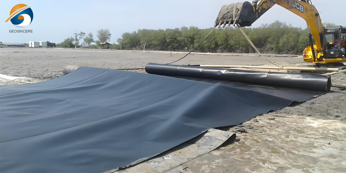 Glatte Geomembranplatten für den Umweltschutz Glatte Geomembranplatten für den Umweltschutz