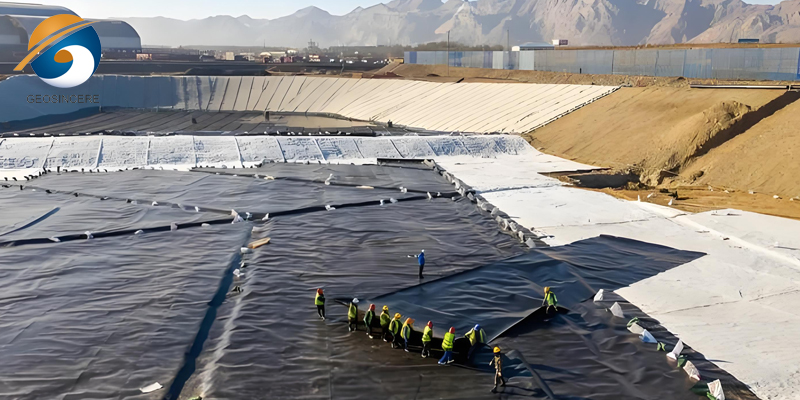 Геомембрана для пруда HDPE 40 мил Геомембрана для пруда HDPE 40 мил