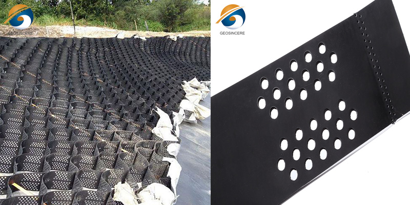 Геокельная защита склона