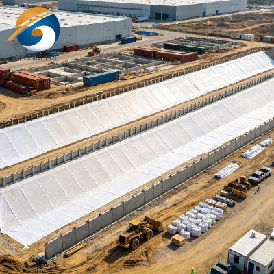 Geotextil-Filtergewebe für Stützmauern