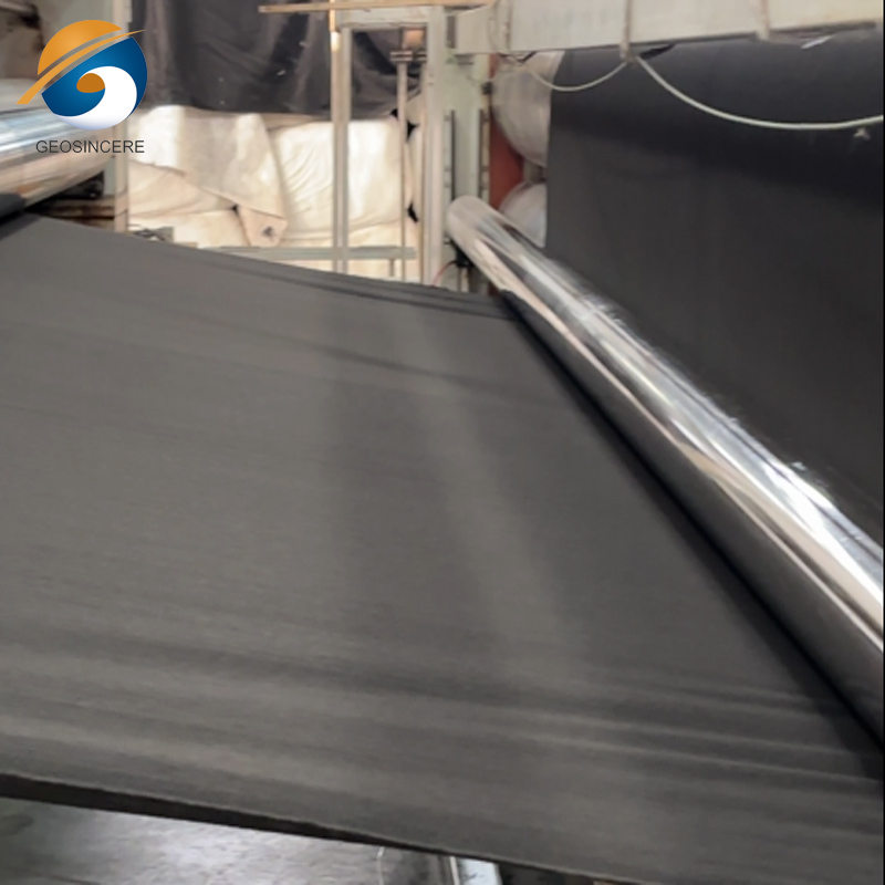 Tecido filtrante não tecido geotêxtil de poliéster permeável