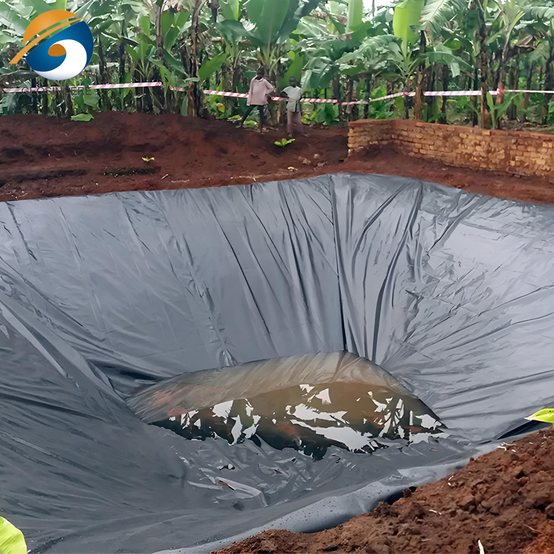 Revestimiento de estanque LLDPE