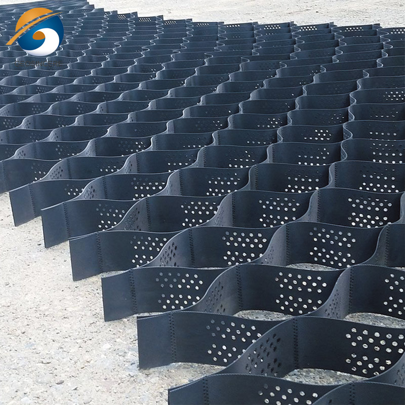 Material de geocélula Typar HDPE para controlo de erosão para estradas