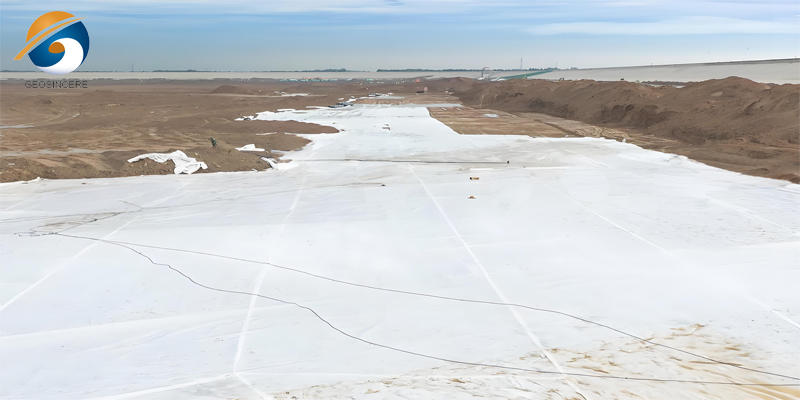 Нетканая геотекстильная дренажная ткань для подъездной дороги Нетканая геотекстильная дренажная ткань для подъездной дороги