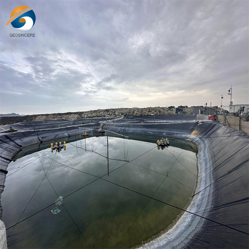Gri GM13 500 Micron HDPE Geomembrane Fish Pond Liner