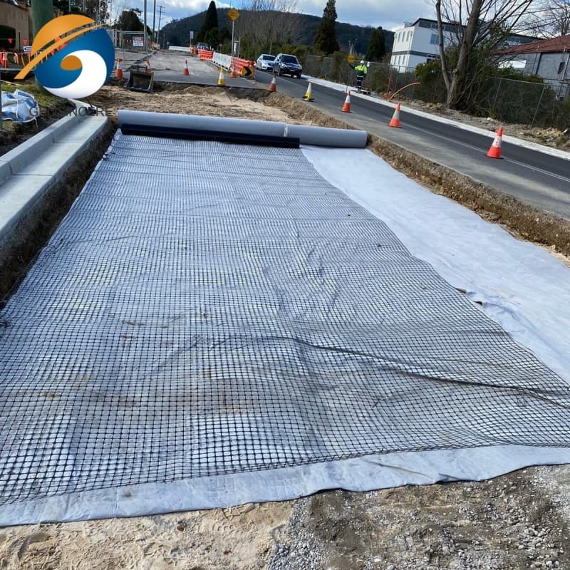 Geogitter für Kiesauffahrten und Straßenbasisstabilisierung