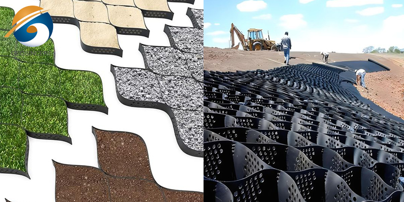 HDPE Geo Geocell Подъездная дорога Гравий для стабилизации грунта