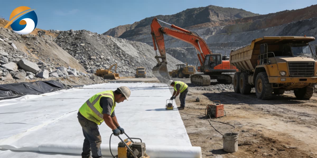 ผ้าใยสังเคราะห์สำหรับปูใต้ทางเข้าบ้าน