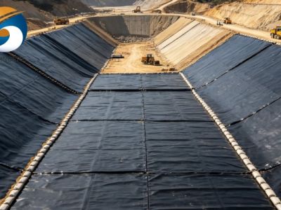 Revestimiento de HDPE de 60 mil de espesor de GEOSINCERE Geosynthetics