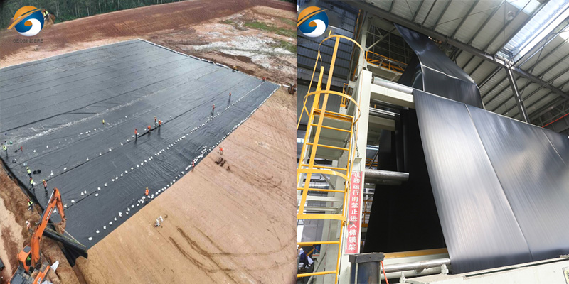 Геомембрана HDPE для защиты горнодобывающей среды Геомембрана HDPE для защиты горнодобывающей среды