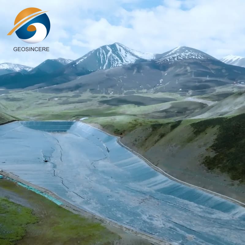 Geomembrana de HDPE para embalse