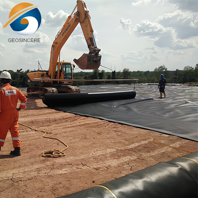 1,5 mm monostrukturierte HDPE-Geomembranauskleidung