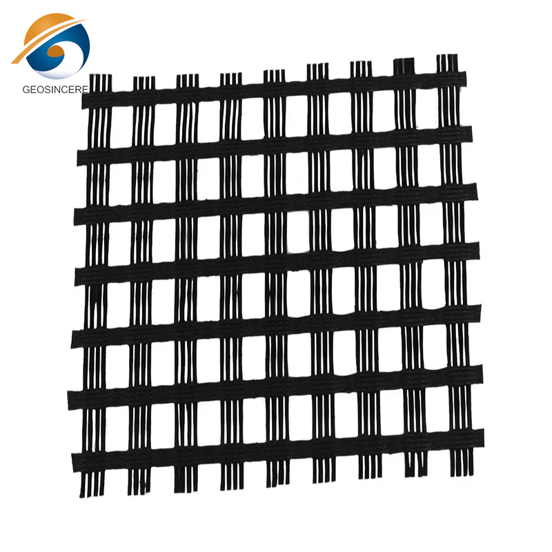 Geogrid Fiberglass Komposit Penguatan untuk Dinding Penahan