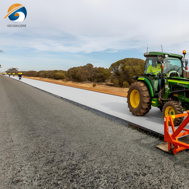 土壌分離用ジオテキスタイル舗装
