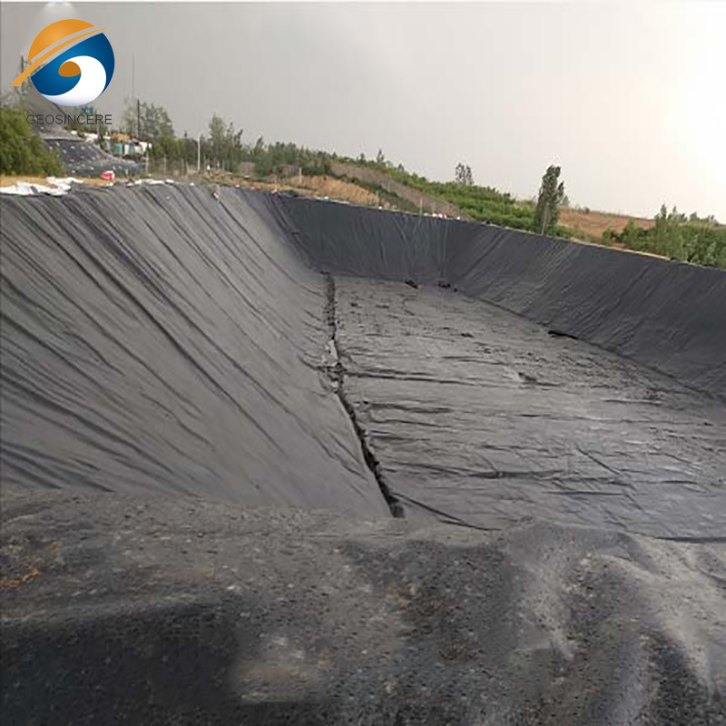 Армированный полиэтилен HDPE, однотекстурная геомембрана