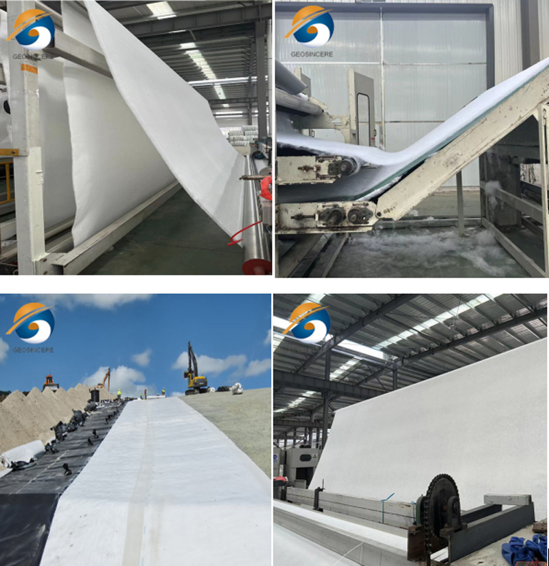 Иглопробивной геотекстиль из штапельного волокна