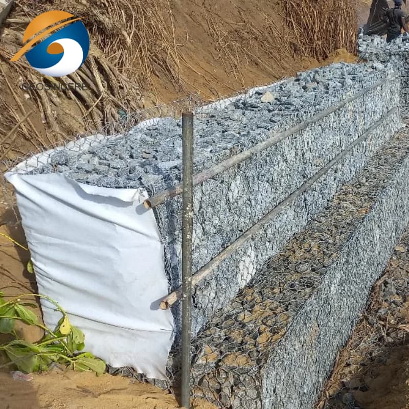 Geotextil-Gewebe für Stützmauern