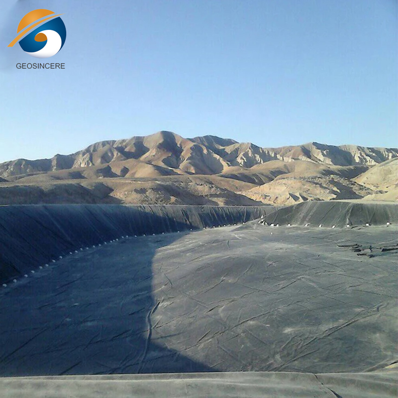 Гибкая облицовка пруда толщиной 2 мм, геомембрана HDPE, выполненная на заказ