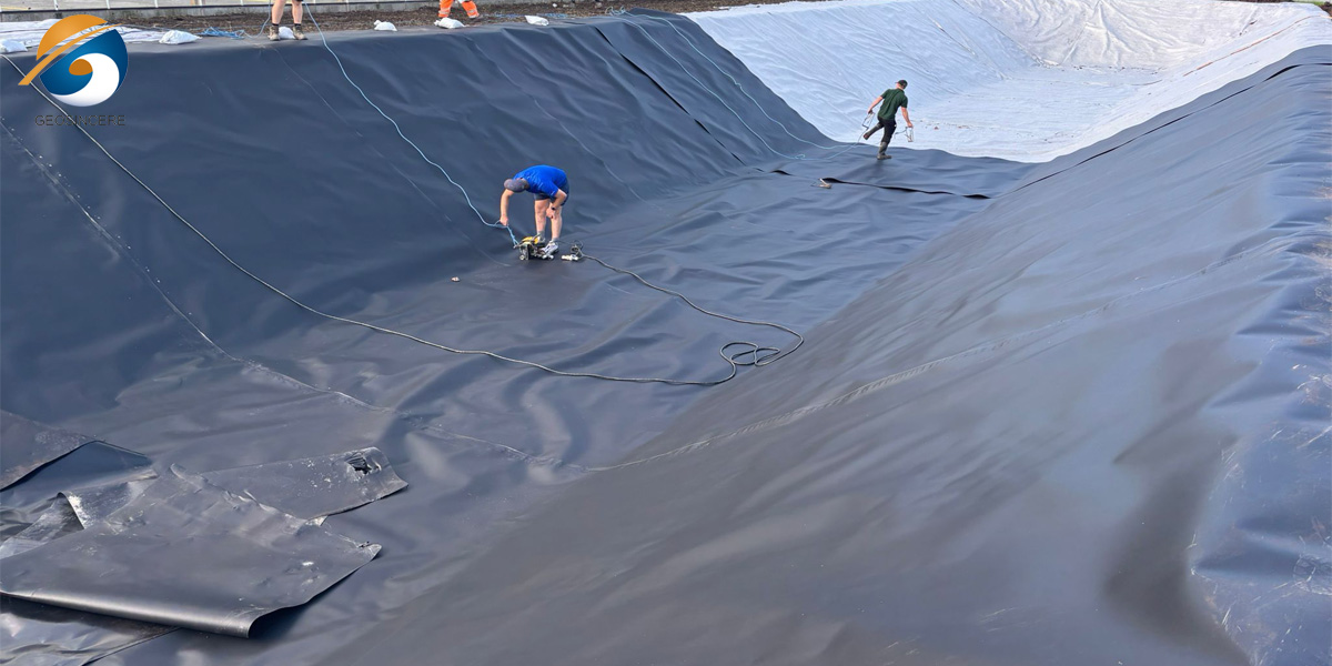 Geomembrana lisa para cobertura de aterros sanitários Geomembrana lisa para cobertura de aterros sanitários