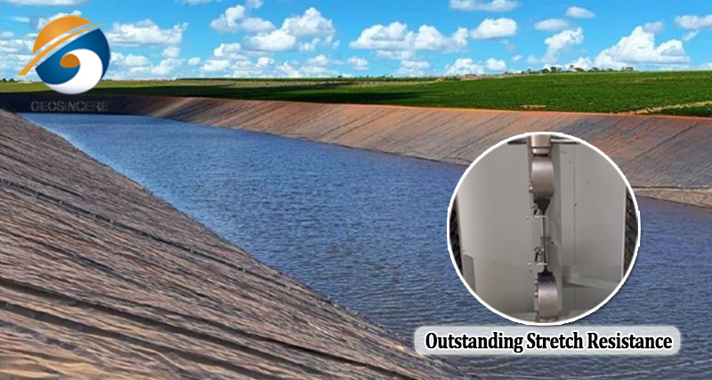 1,5 mm dicke, wasserdichte Geomembran-Rolle 1,5 mm dicke, wasserdichte Geomembran-Rolle