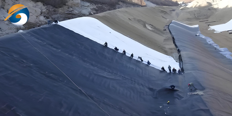 แผ่น Geomembrane HDPE 1.5 มม. สำหรับถังเก็บน้ำ แผ่น Geomembrane HDPE 1.5 มม. สำหรับถังเก็บน้ำ