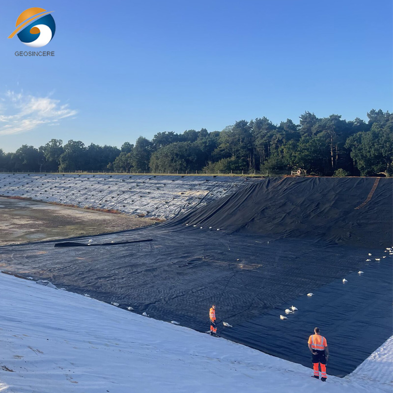 Geomembrana de HDPE de 1 mm para vertedero
