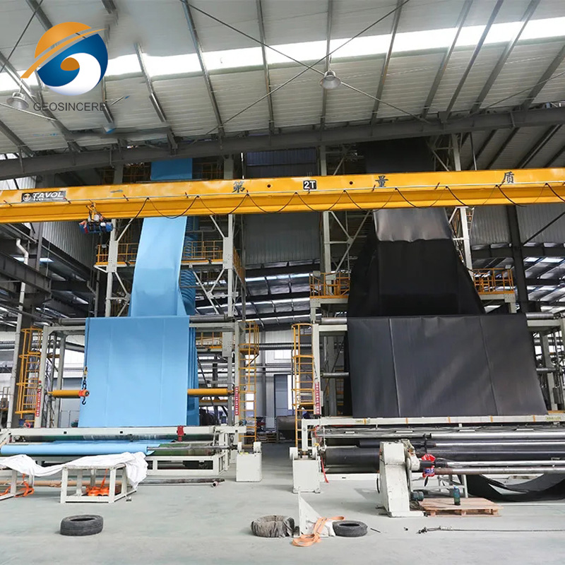 Glatte Geomembran aus hochdichtem Polyethylen HDPE