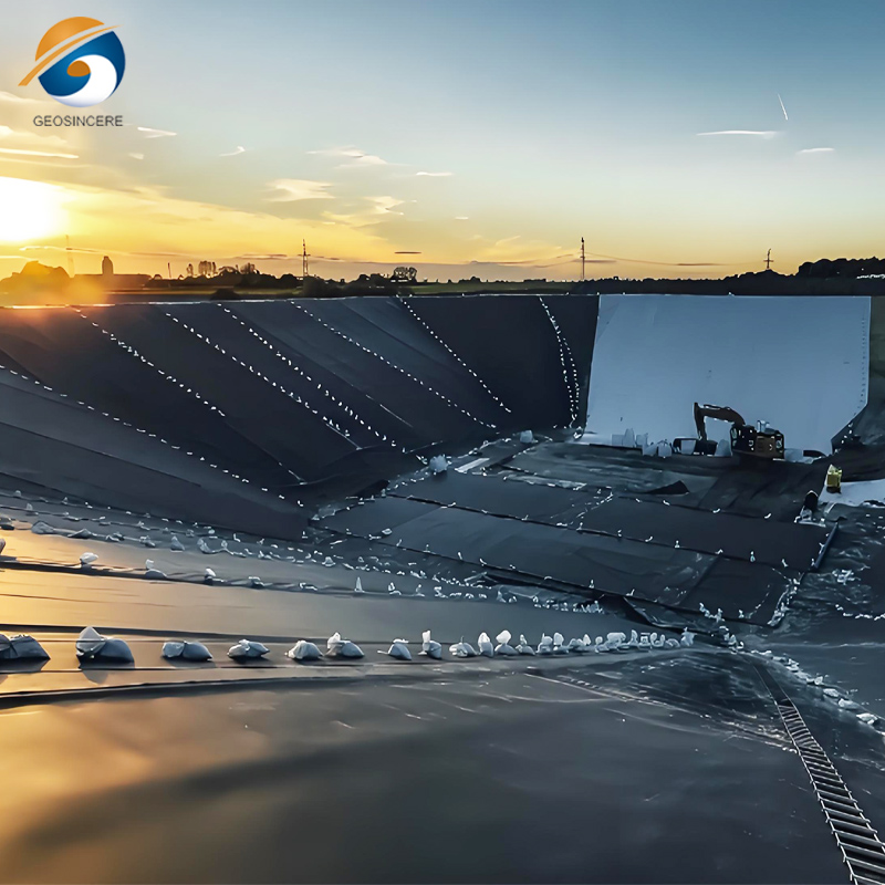 Revestimento impermeável para tratamento de esgotos