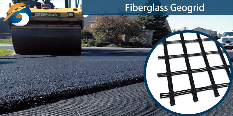 Армирование асфальта на склонах Георешетка из стекловолокна