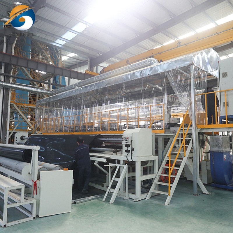 Geomembrana texturizada para forro de lagoa para serviços pesados