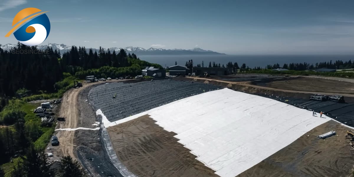 Géotextile pour la protection des pentes