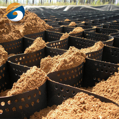 Геоячейковая сетка HDPE для подъездной дороги