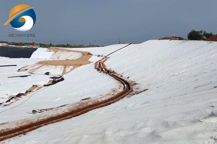 Геотекстильная ткань ПП под гравием