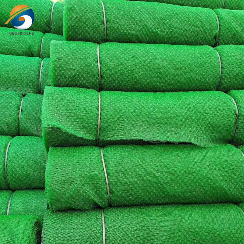 斜面安定化のための3Dジオマット