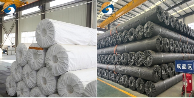 Glatte Geomembran aus hochdichtem Polyethylen HDPE Glatte Geomembran aus hochdichtem Polyethylen HDPE