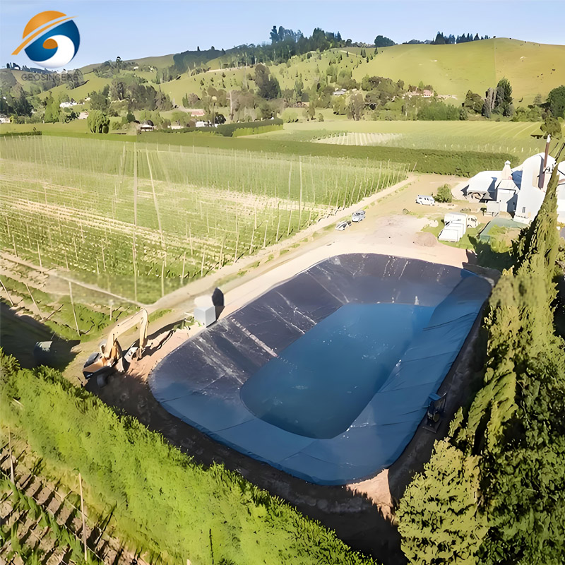 บ่อ HDPE Liner สำหรับเก็บน้ำ
