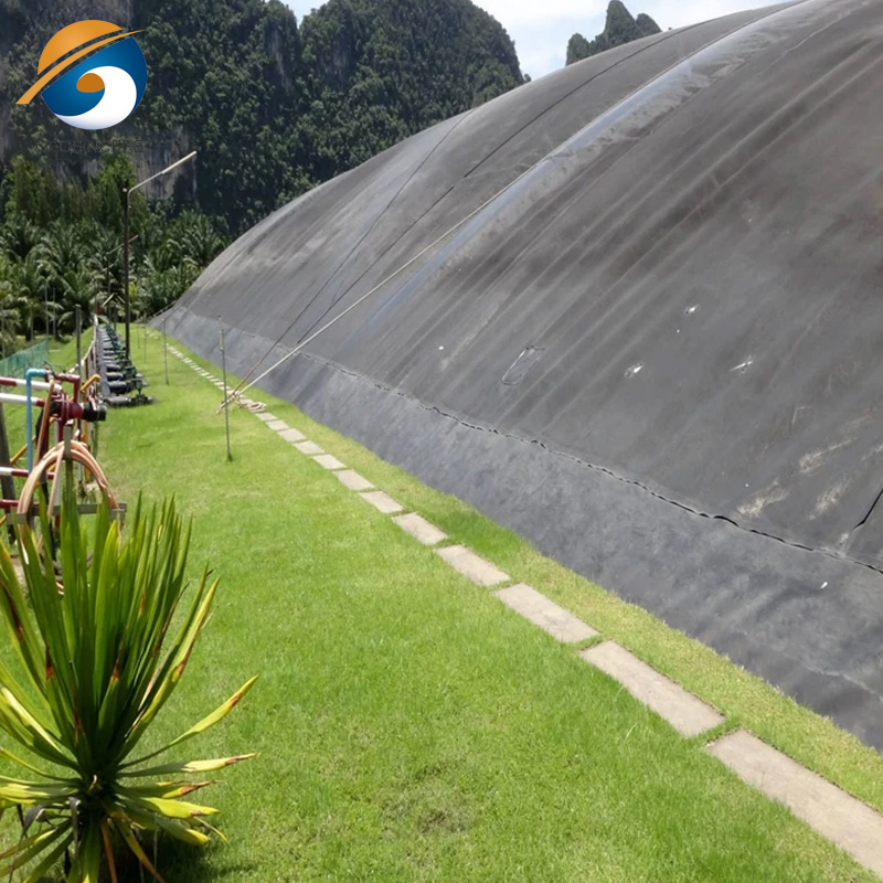 Геосинтетическая мембранная защитная оболочка для реактора биогаза