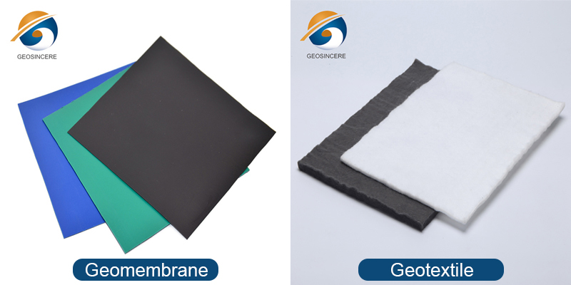 Geotextile กับ Geomembrane Geotextile กับ Geomembrane