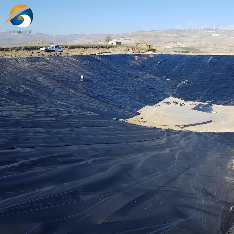 แผ่นซับ HDPE สำหรับกองแผ่นกรอง